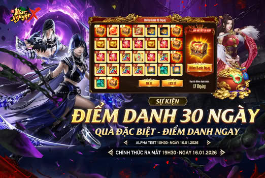 ĐIỂM DANH ĐỀU TAY - HỐT NGAY QUÀ KHỦNG TẠI NHẬT NGUYỆT X